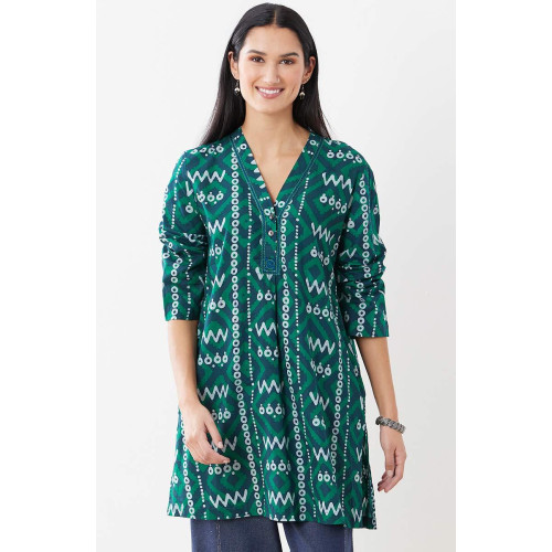 Nimbala Tunic - Navy/Jade